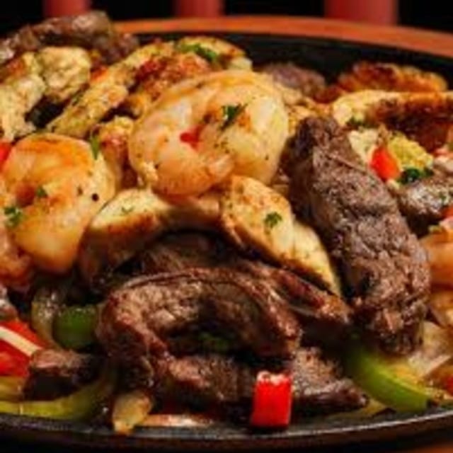 Fajita chicken- Steak.