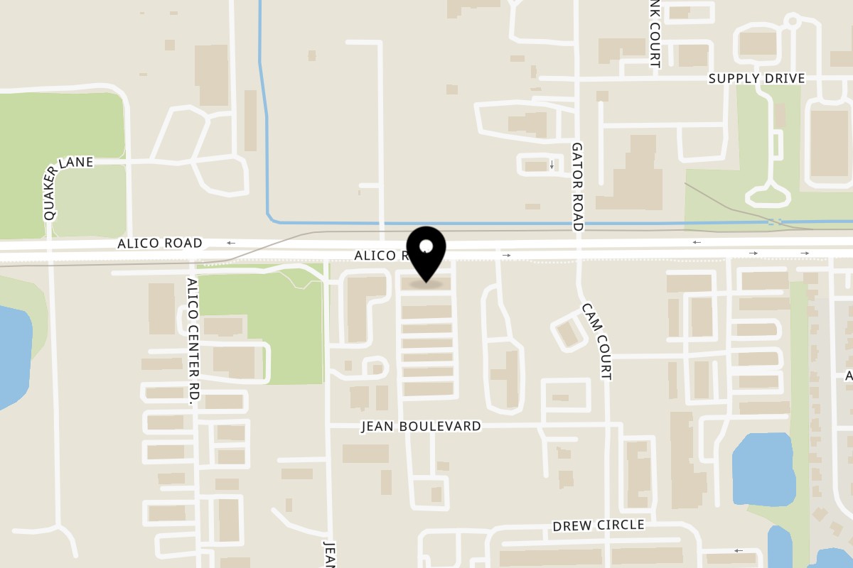 Map showing the location of Tacos y Ceviches on 7600 Alico Rd ste #4 in Fort Myers